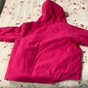 Used girls pink carhartt coat size 7